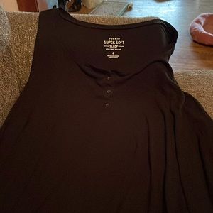 Torrid Sleeveless Henley Sleep Tank